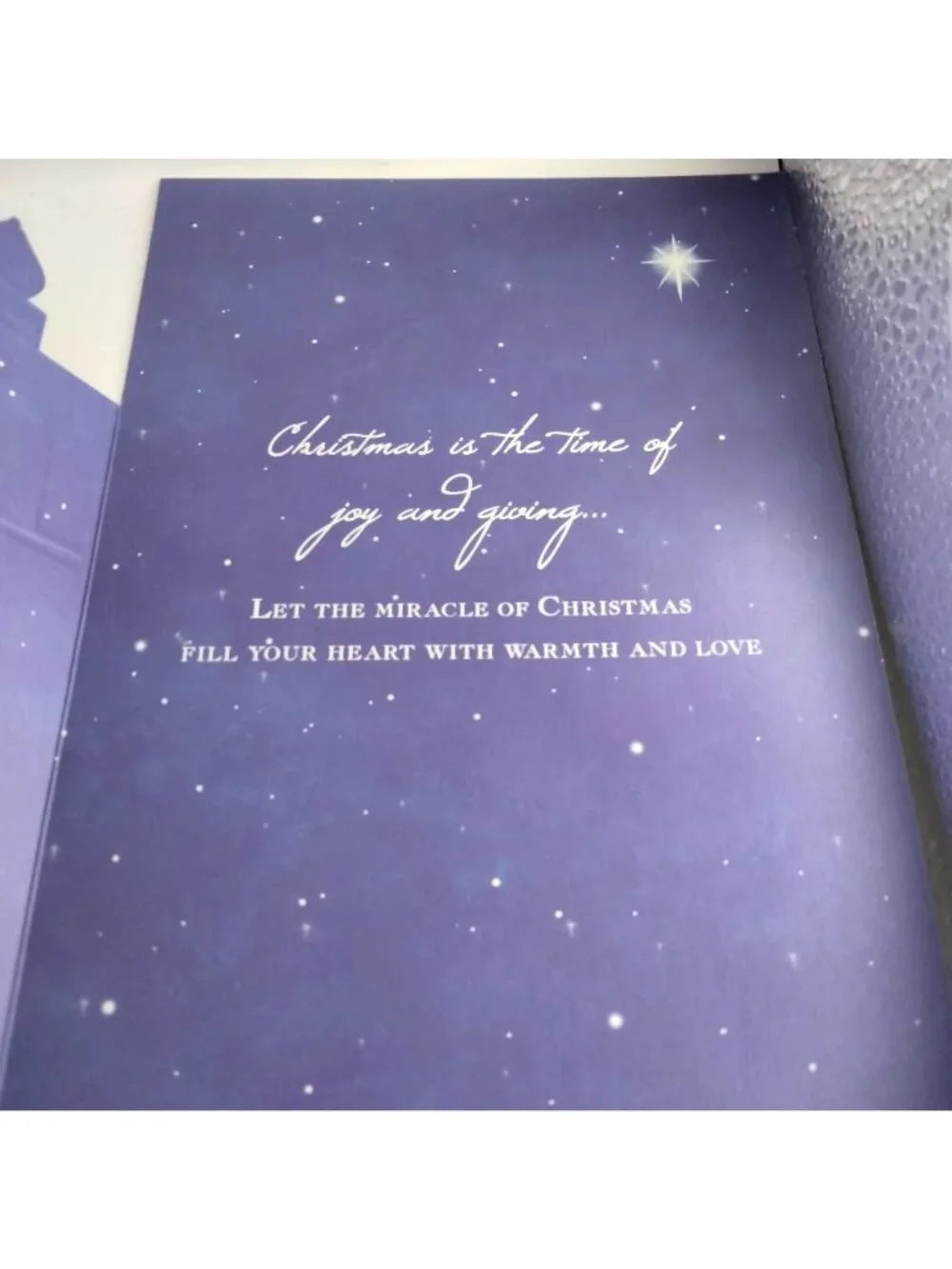 The Miracle Of Christmas Greeting Card Envelope Shepherd Joy Giving Religious